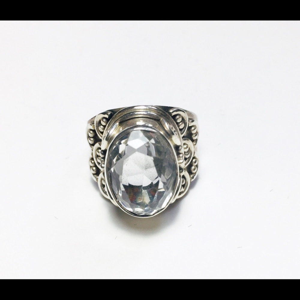 White Topaz & 925 Silver
